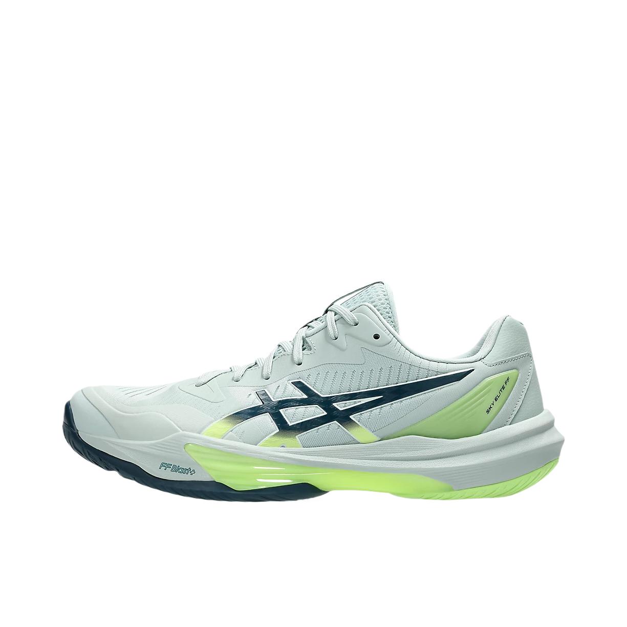 推荐商品：Asics/亚瑟士 Sky Elite FF MT 3 防滑耐磨 缓震透气 系带 排球鞋 绿色