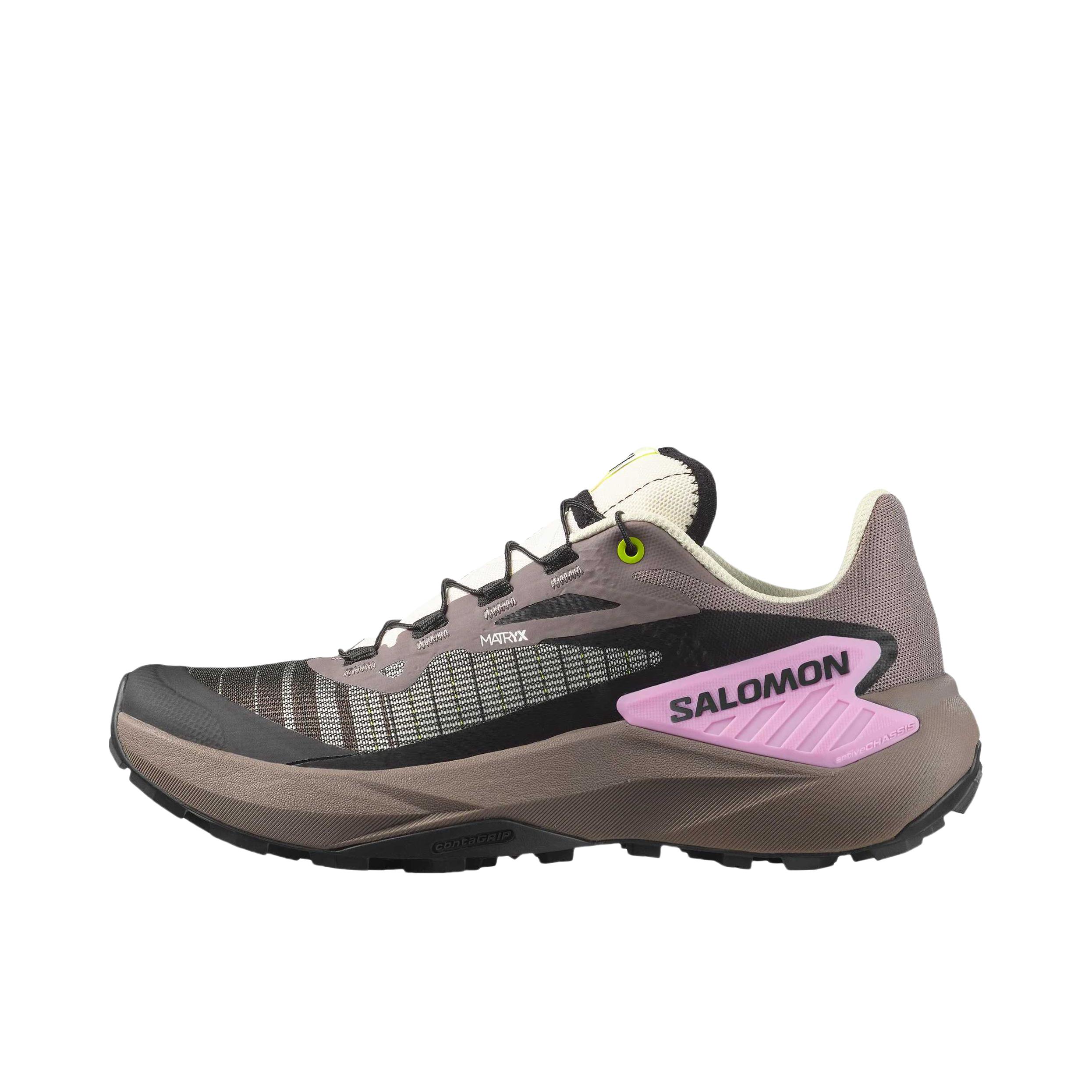 推荐商品：Salomon/萨洛蒙 Genesis 户外鞋 越野跑鞋 防水耐磨稳定支撑抓地敏捷长距离轻量包裹织物 绿色/黑色/白色/橙色 