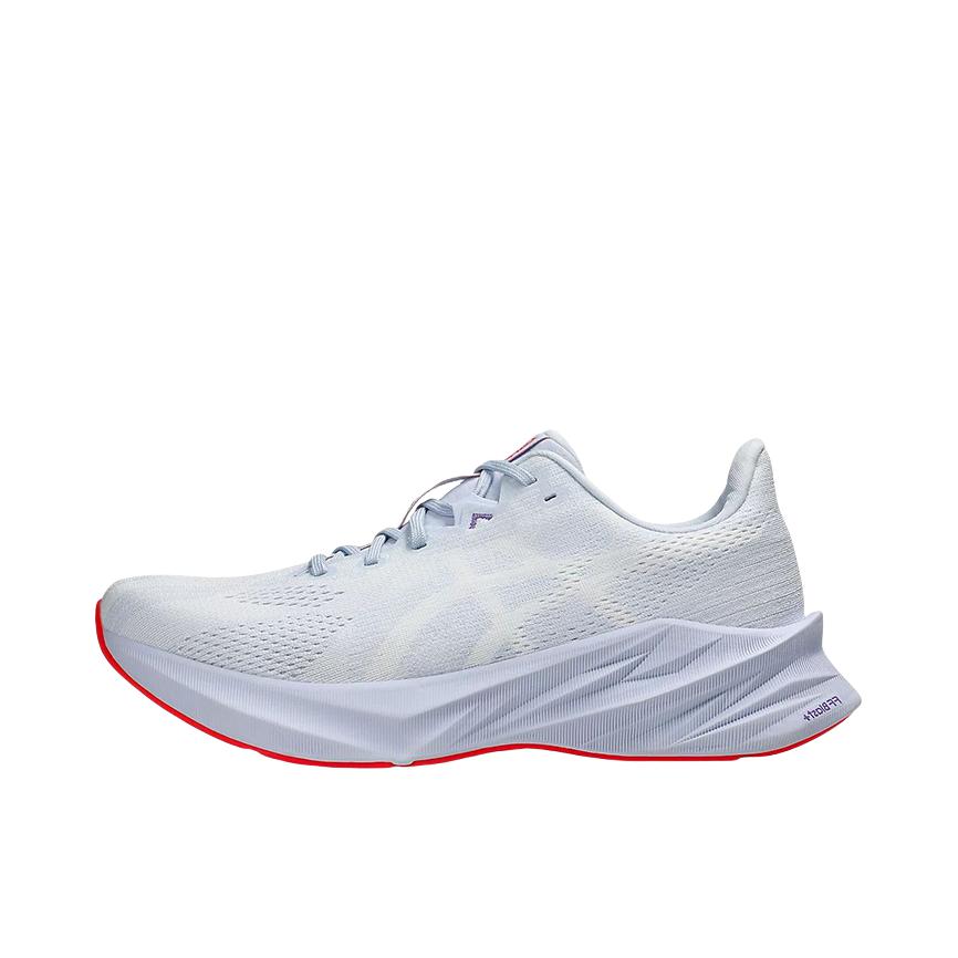 推荐商品：Asics/亚瑟士 DYNABLAST 5 跑鞋 百搭防滑抓地耐磨缓震低帮轻量回弹支撑贴合 男款/白色/蓝色