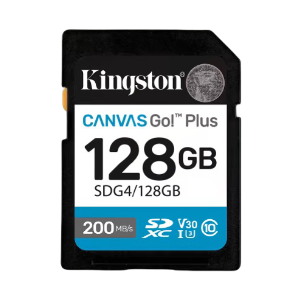 推荐商品：Kingston/金士顿 SD内存卡 适用单反相机 U3 V30 CANVAS GO! Plus SDG4