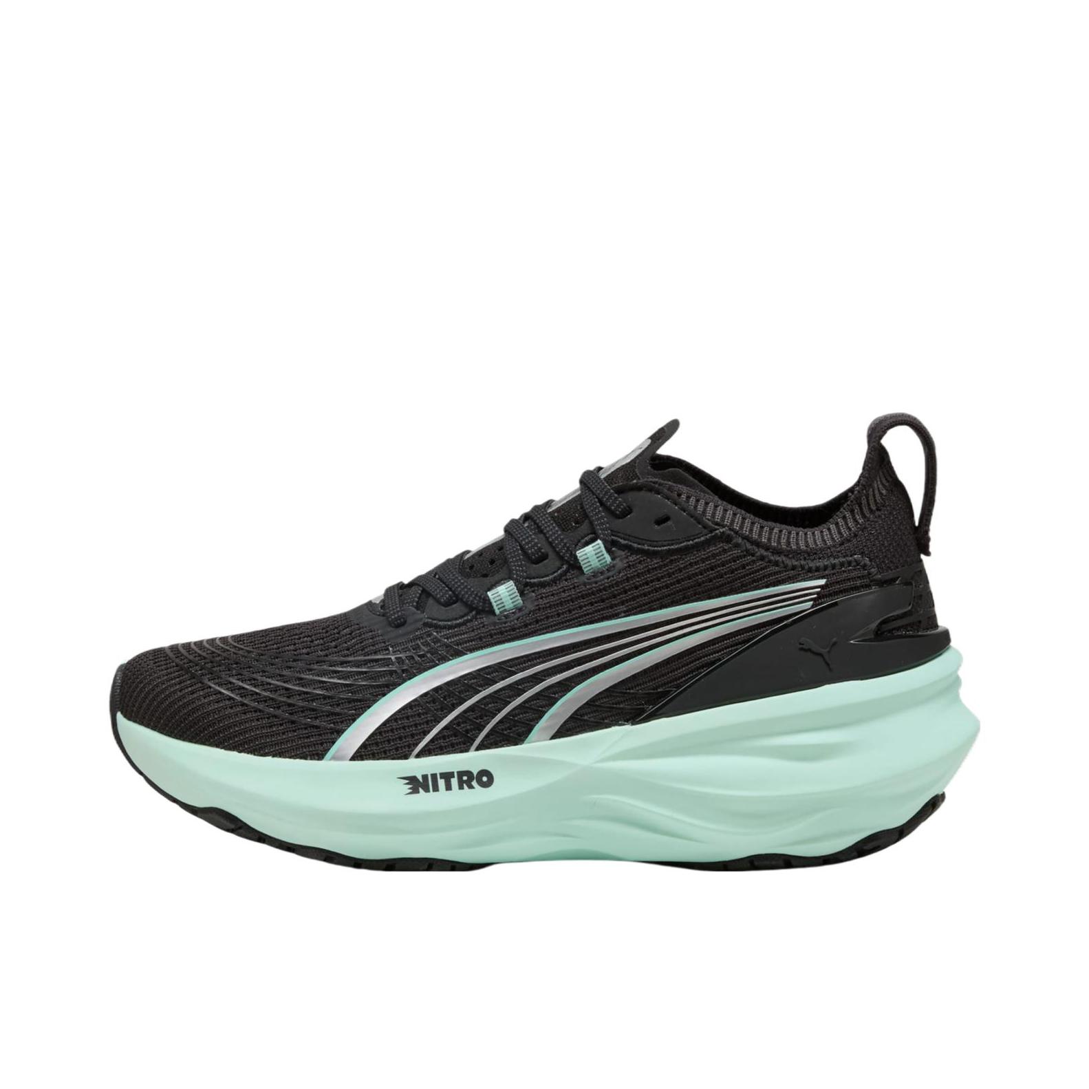 推荐商品：Puma/彪马 Foreverrun Nitro彪畅 2 舒适缓震 竞速 防滑耐磨 轻便回弹 时尚百搭 跑鞋 女款/黑色/绿色