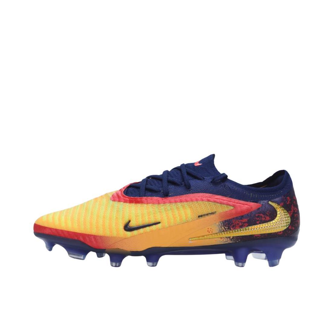 推荐商品：Nike Phantom 6 Elite FG 足球鞋 顶级长钉胶质天然硬质草地耐磨 激光橙/空间蓝/亮眼柠檬黄