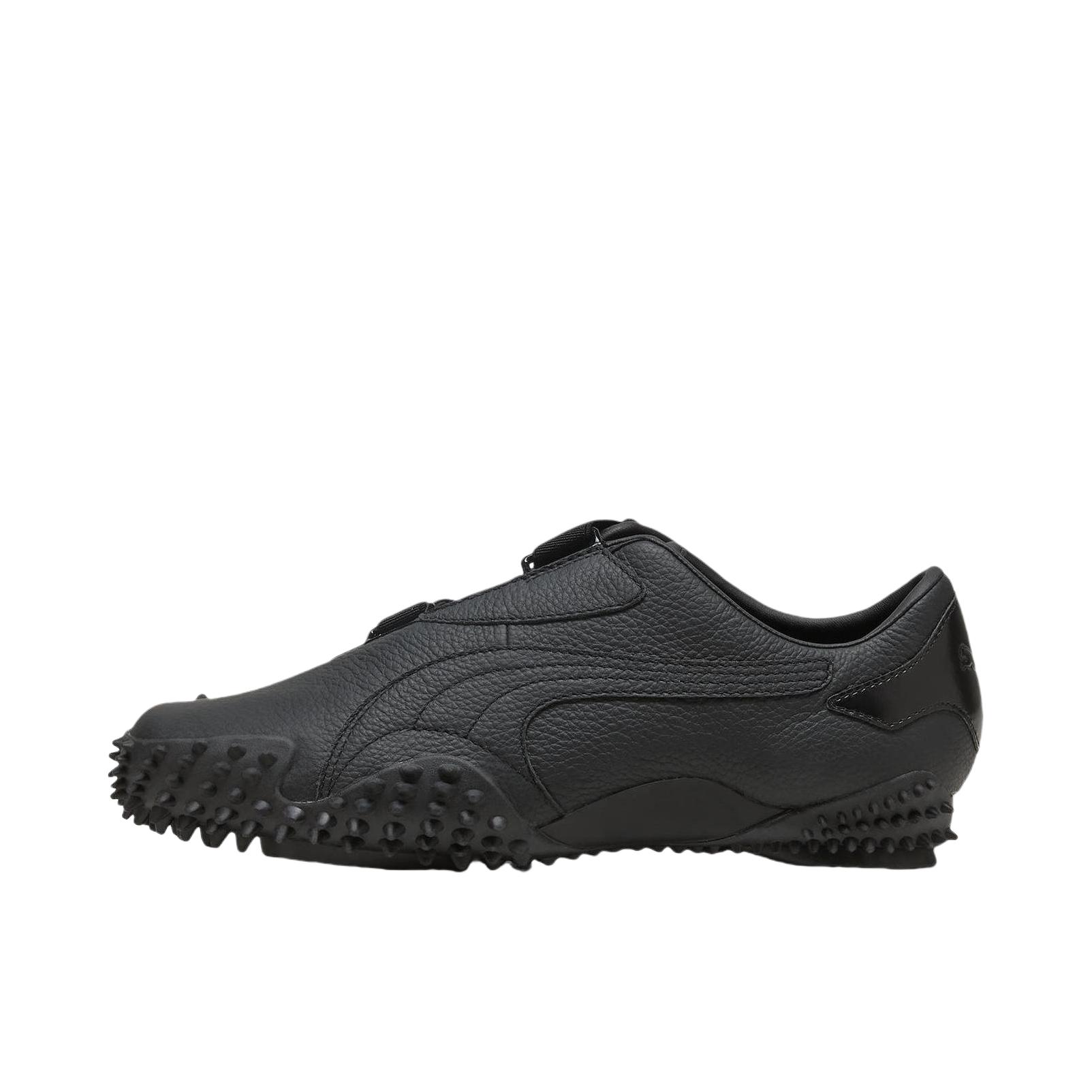 推荐商品：Puma/彪马 Mostro 运动休闲鞋 经典复古防滑耐磨舒适透气圆头网布短跑千禧风薄底贴合 皮革/黑色