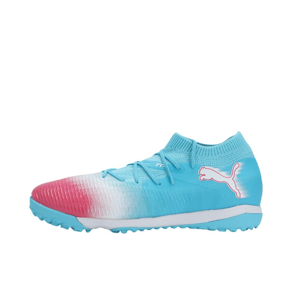 推荐商品：Puma/彪马 FUTURE 8 MATCH TT/TF 人草 防滑 耐磨 足球鞋 钉鞋 蓝色/白色/粉色
