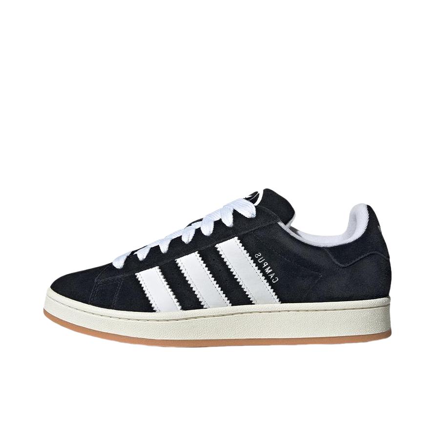 adidas Originals Campus 00s 板鞋 面包鞋 复古缓震透气轻便薄底 黑色/白色