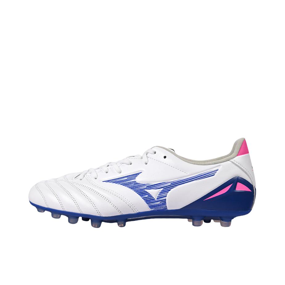 推荐商品：Mizuno/美津浓 MORELIA NEO 4 Pro AG 次顶级 胶质短钉 轻便 足球鞋 蓝色/白色