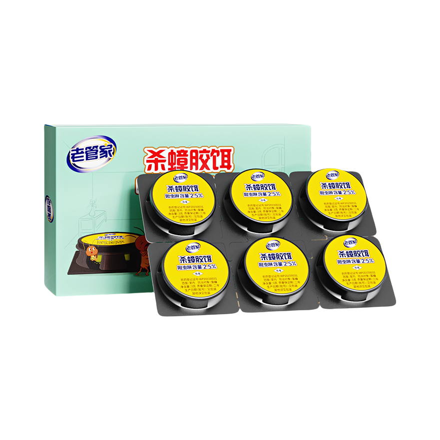 推荐商品：老管家 杀蟑胶饵 2.5%吡虫啉 盒装