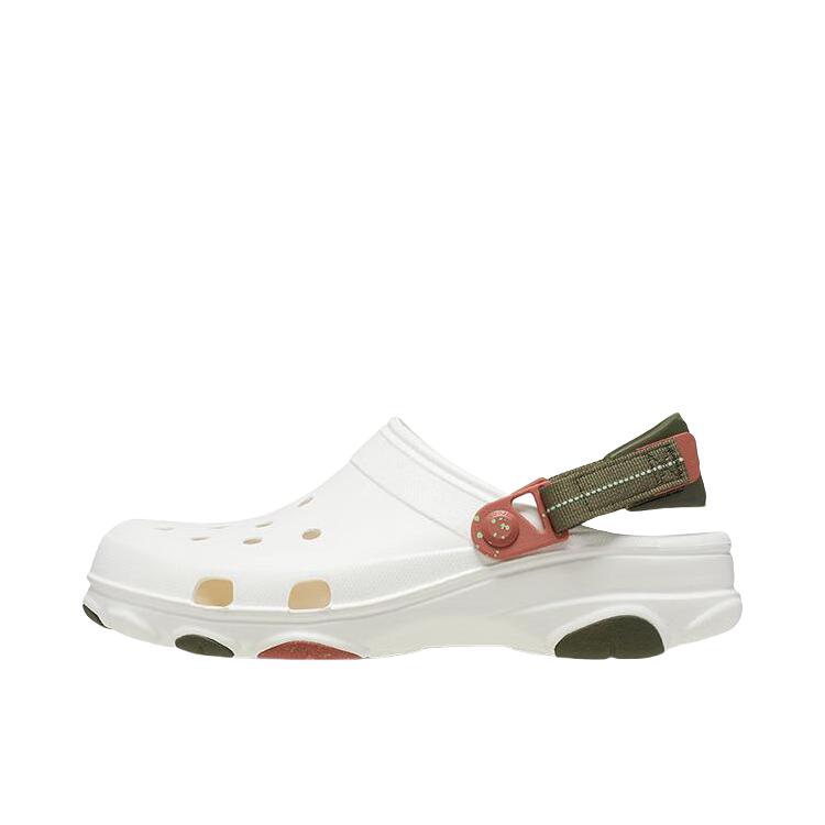 推荐商品：Crocs/卡骆驰 Classic All Terrain Clog 特林 经典 轻质 蜗轮 沙滩 圆头 防滑 套脚 全地形 洞洞鞋 凉鞋 粉笔色