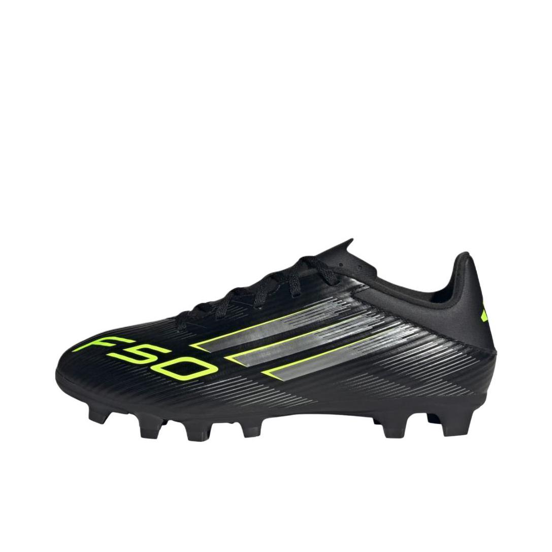 推荐商品：adidas F50 CLUB FG MG 足球鞋 低帮系带圆头支撑 黑色