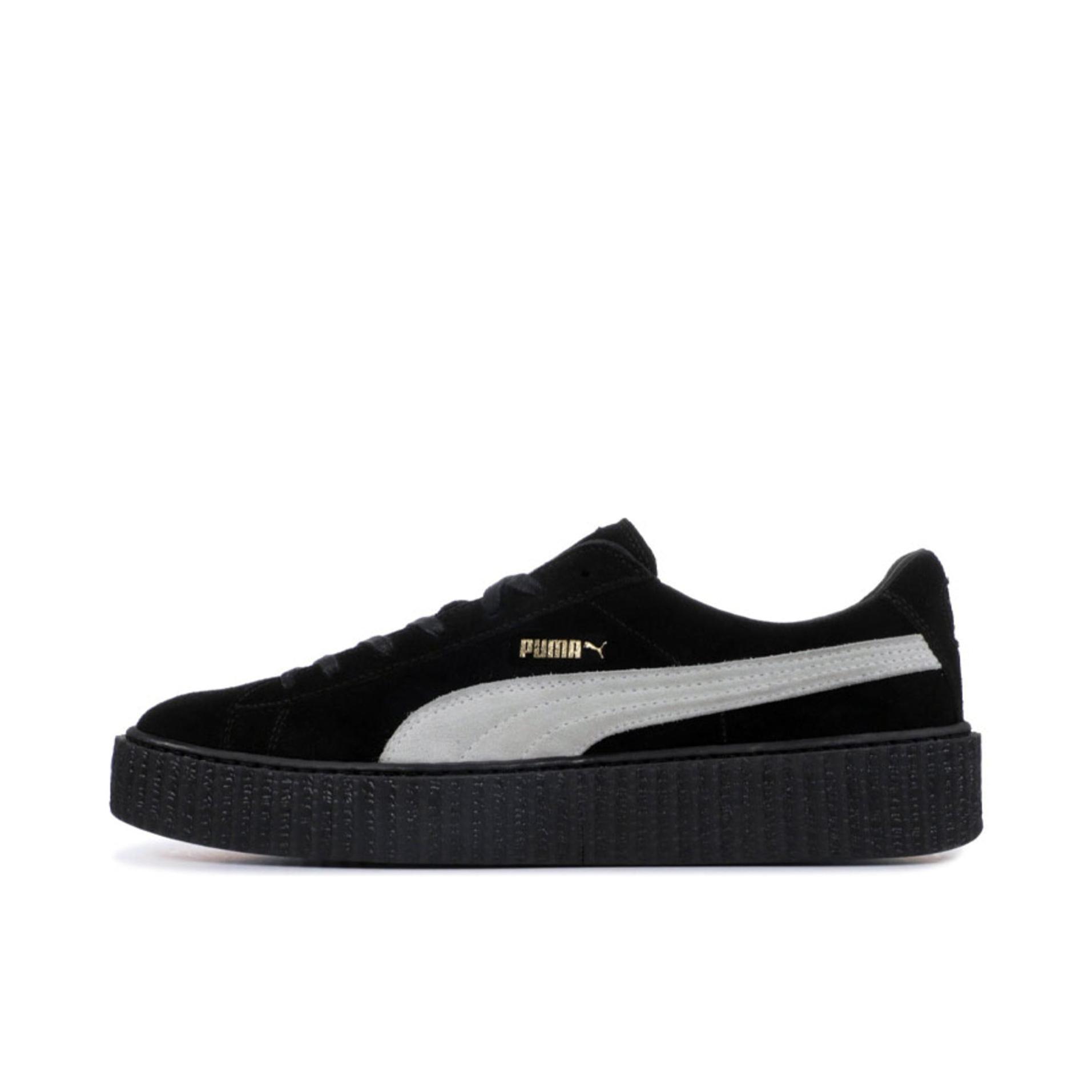 推荐商品：Puma/彪马 Creeper Phatty 板鞋 潮流休闲防滑轻便耐磨增高松糕复古厚底舒适简约 黑白生胶