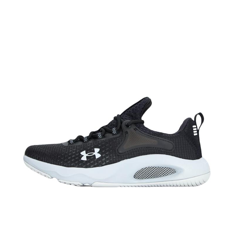 推荐商品：Under Armour/安德玛 HOVR Rise 4 缓震耐磨 织物 轻便透气 耐用 防滑 轻盈 运动 训练鞋 灰色