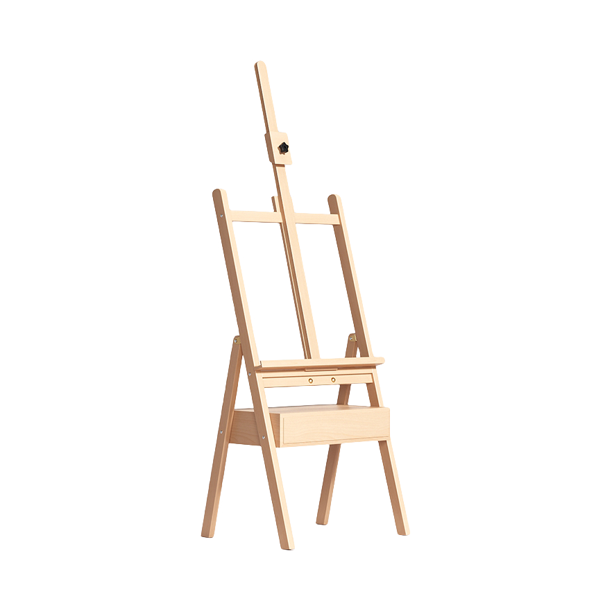 推荐商品：左绘 松木 可伸缩实木抽屉画架