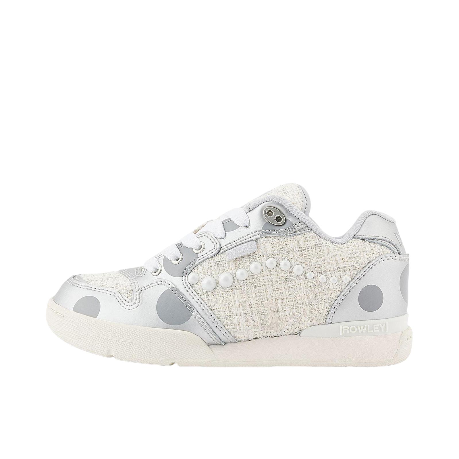 推荐商品：Vans/范斯 Rowley XLT LX 板鞋 防滑耐磨减震轻便舒适防水绒面革简约潮流百搭时尚 张权蛇年限定联名/白色 