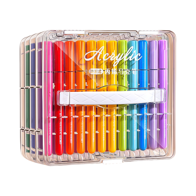 推荐商品：慢作 直液式 丙烯 单头 马克笔 盒装
