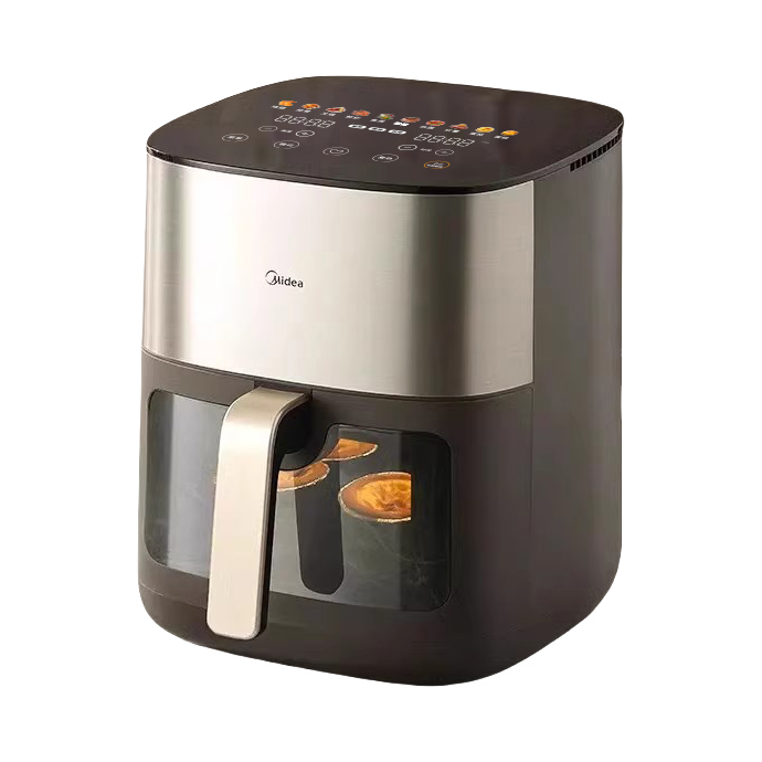 推荐商品：Midea/美的 MF-KZC6502 空气炸锅 6.5L 上下匀加热 双重保护