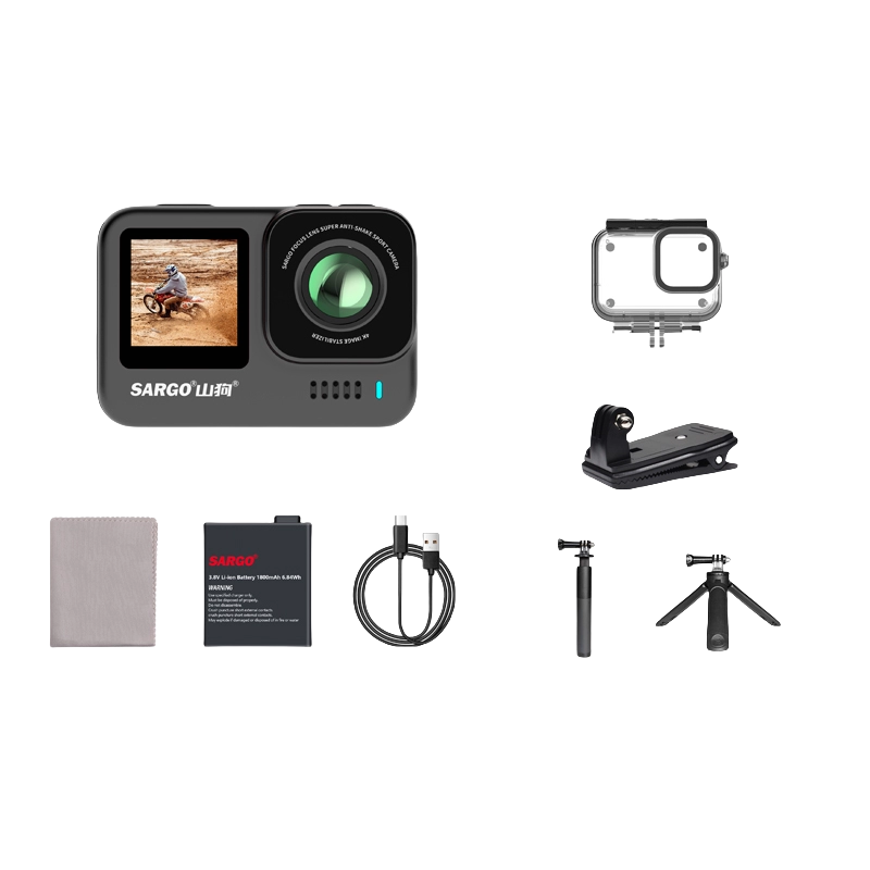 推荐商品：山狗 A9PRO 防抖运动相机 4K超清 横竖拍模式