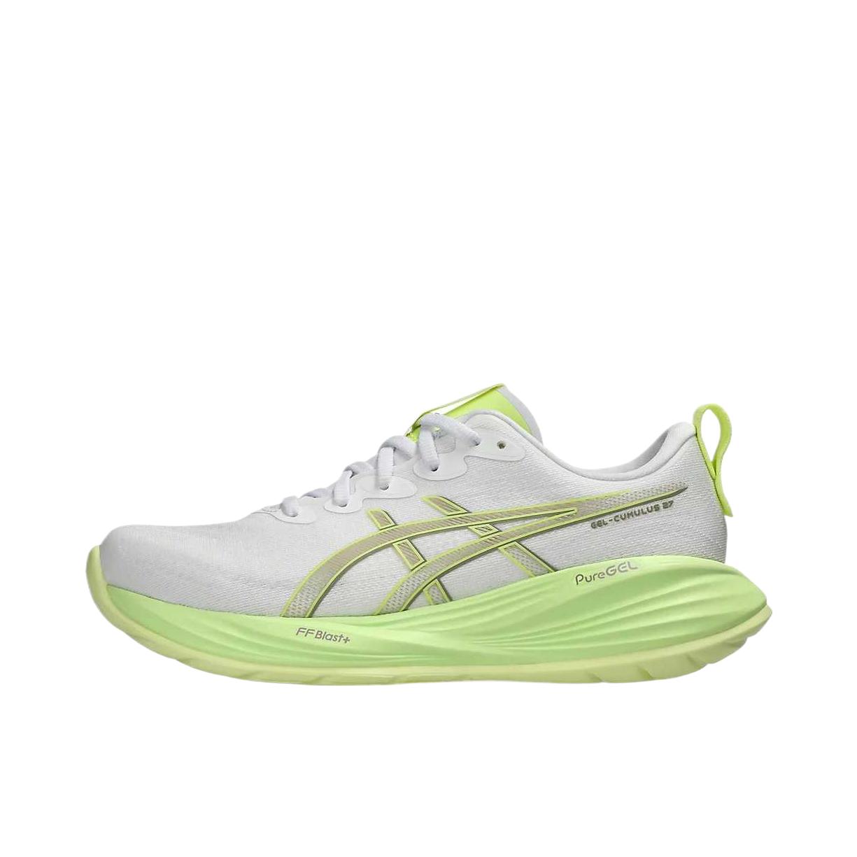推荐商品：Asics/亚瑟士 Gel-Cumulus 27 百搭 防滑 耐磨 低帮 跑鞋 男款/灰色/绿色 