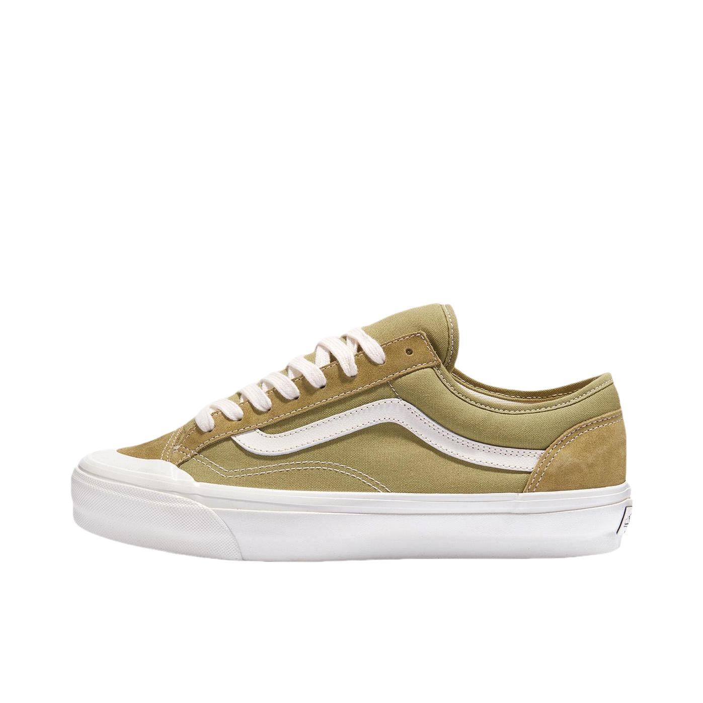 推荐商品：Vans/范斯 Old Skool Reissue 136 板鞋 防滑耐磨舒适透气时尚复古百搭休闲 浅绿色