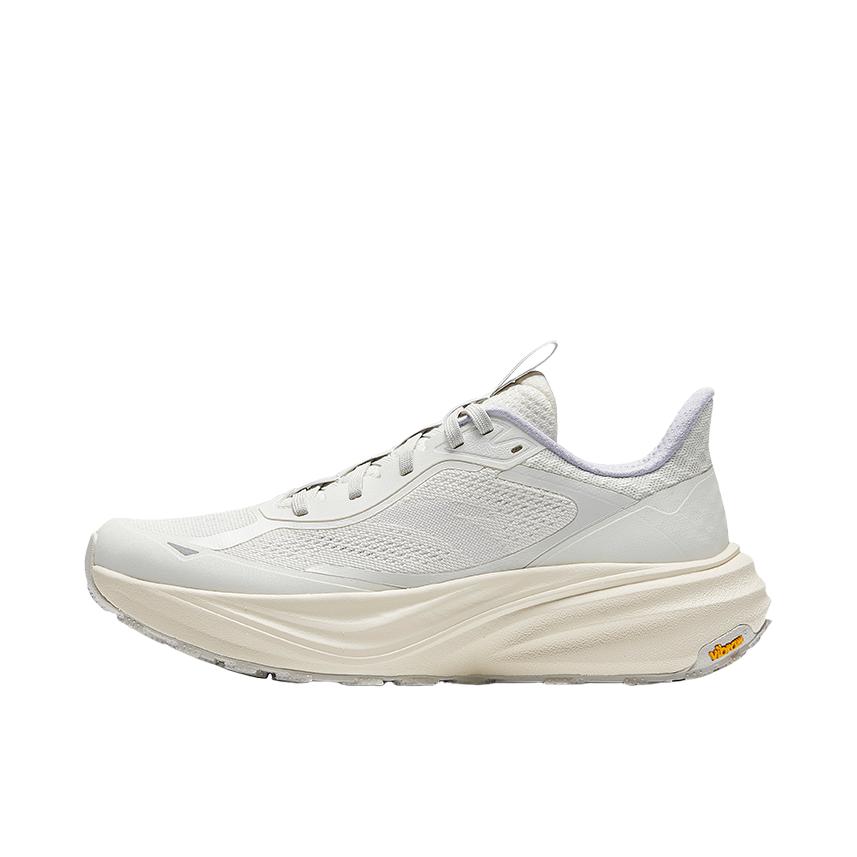 推荐商品：安踏 昆仑 越野跑鞋 VIBRAM大底运动防滑耐磨低帮抓地缓震慢跑轻便训练 象牙白/浅紫色/数字雾灰