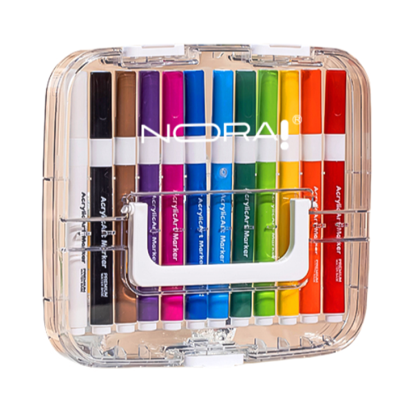 推荐商品：诺雅 丙烯 单头 马克笔 盒装