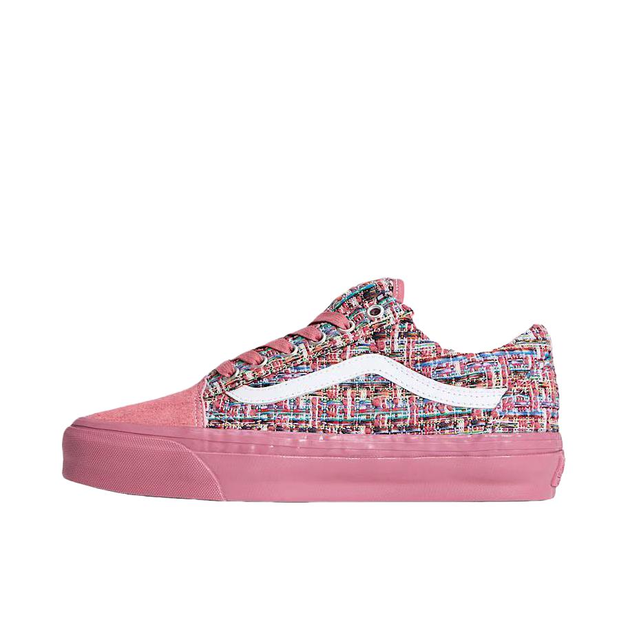 推荐商品：Vans/范斯 Old Skool 滑板鞋 板鞋 轻便防滑复古舒适经典 玫粉色