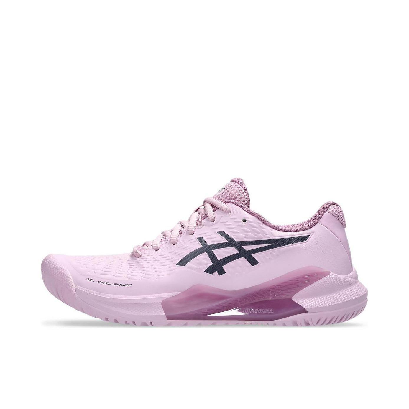 推荐商品：Asics/亚瑟士 Gel-Challenger 14 耐磨 支撑 稳定 透气 缓震 网面 网球鞋 紫色/灰色