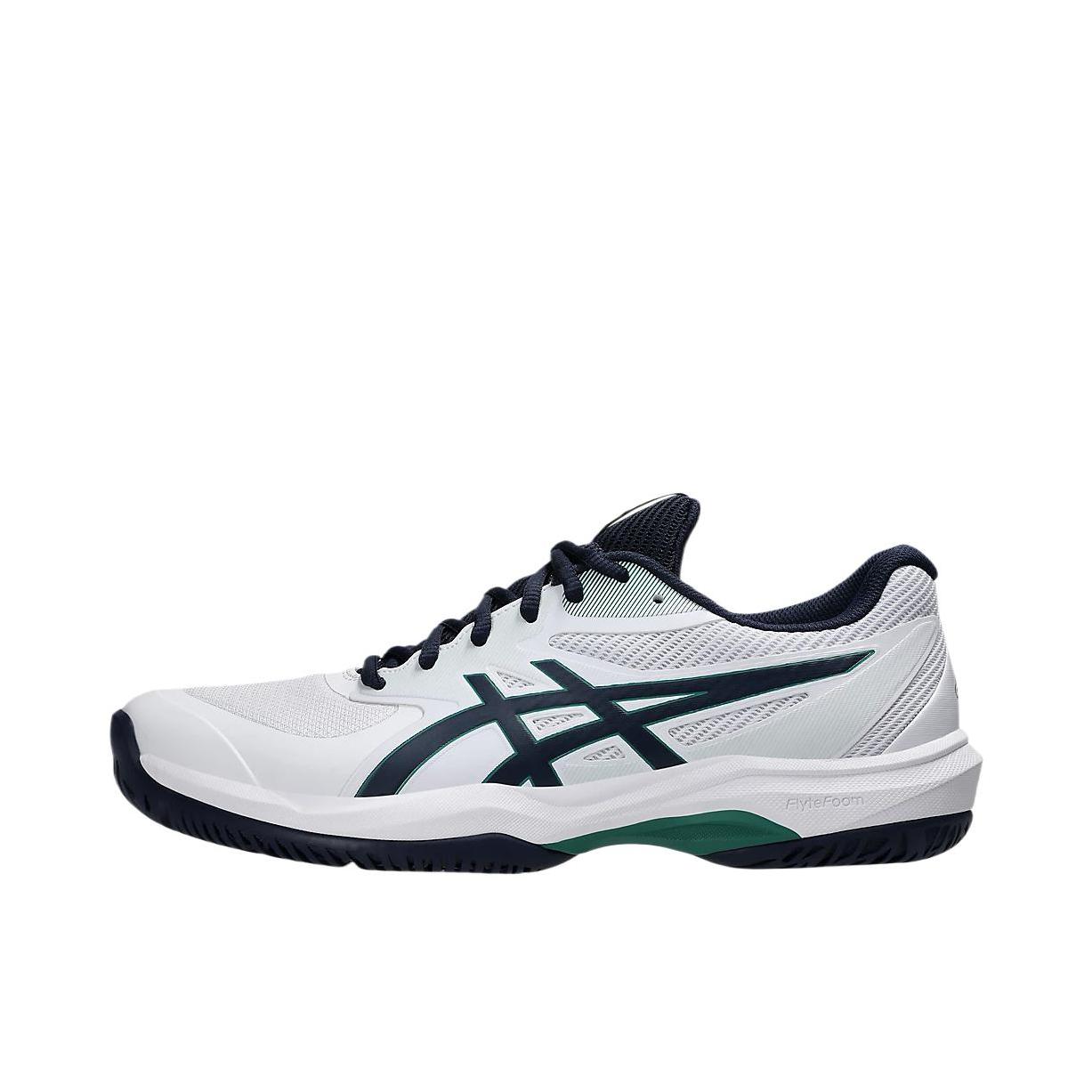 推荐商品：Asics/亚瑟士 Gel-Game FF 防滑耐磨 舒适透气 支撑 轻量 网球鞋 白色/深蓝色