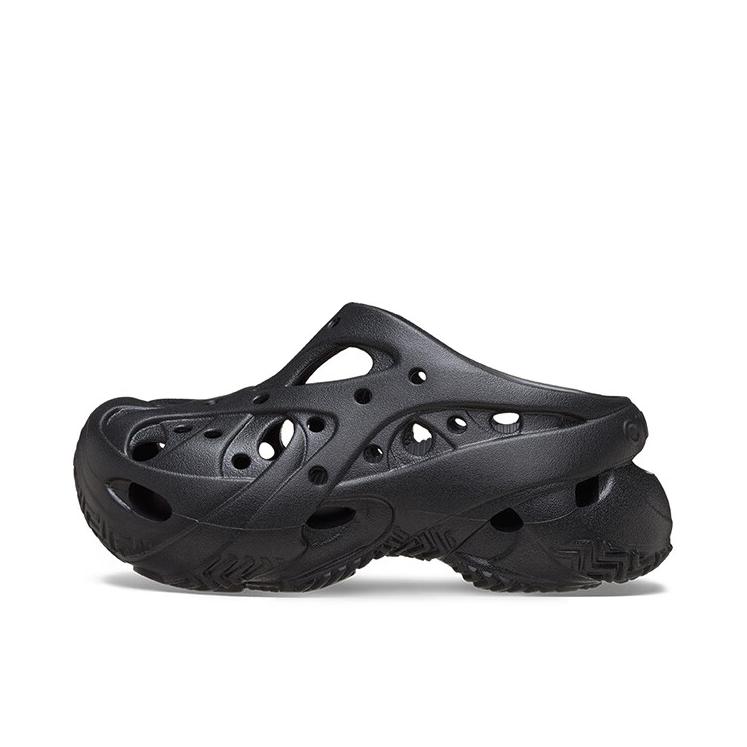 推荐商品：Crocs/卡骆驰 Caged clog 凉鞋 笼式增高高跟厚底包头室内外圆头洞洞鞋沙滩鞋 黑色