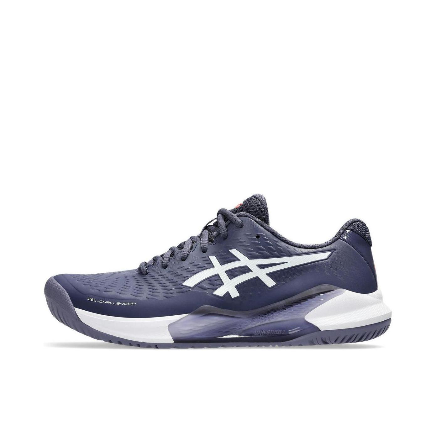 推荐商品：Asics/亚瑟士 Gel-Challenger 14 耐磨 支撑 稳定 透气 缓震 网面 网球鞋 蓝色/灰色/白色