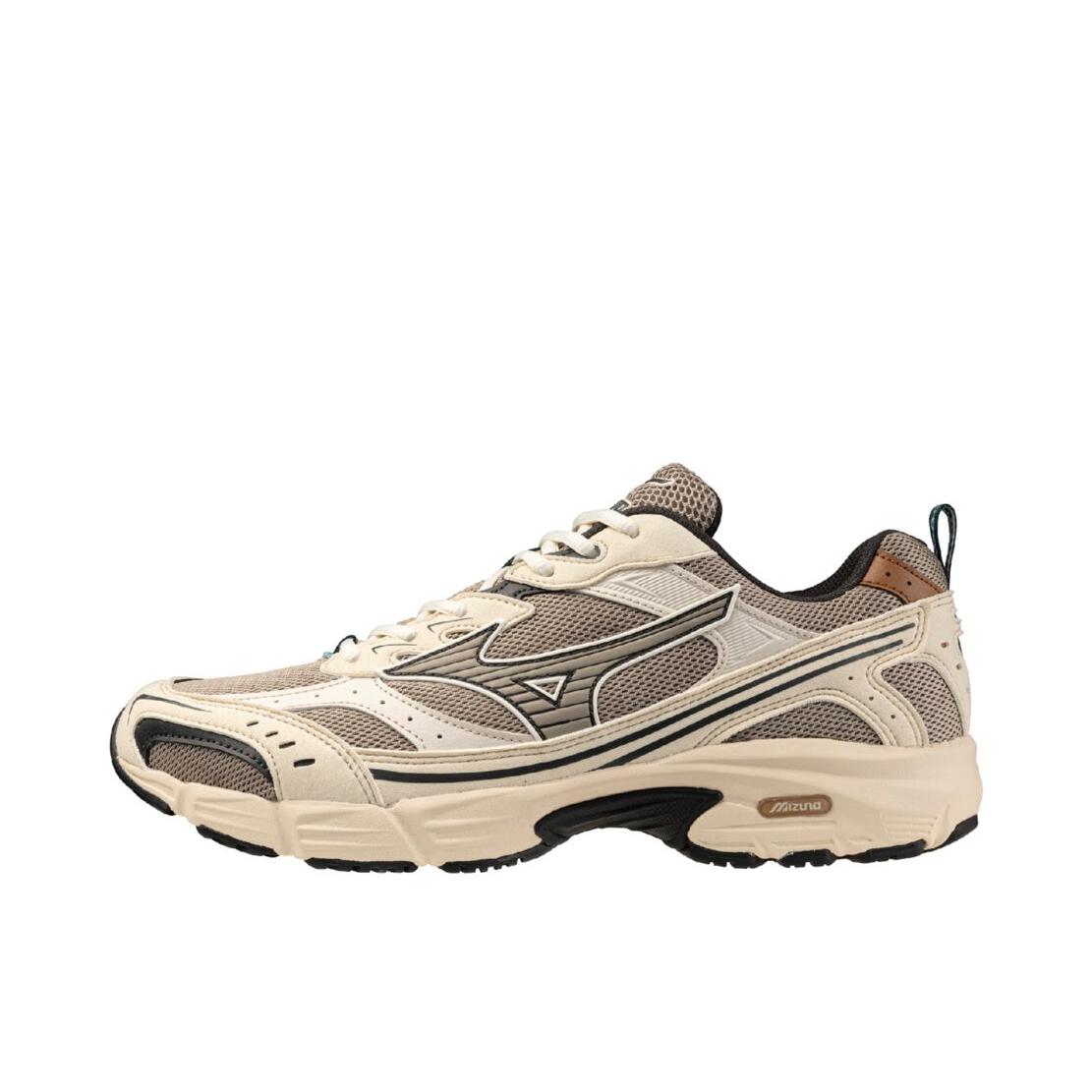 推荐商品：Mizuno/美津浓 MXR OG 防滑 低帮 休闲 坡跟 运动休闲鞋 深米色