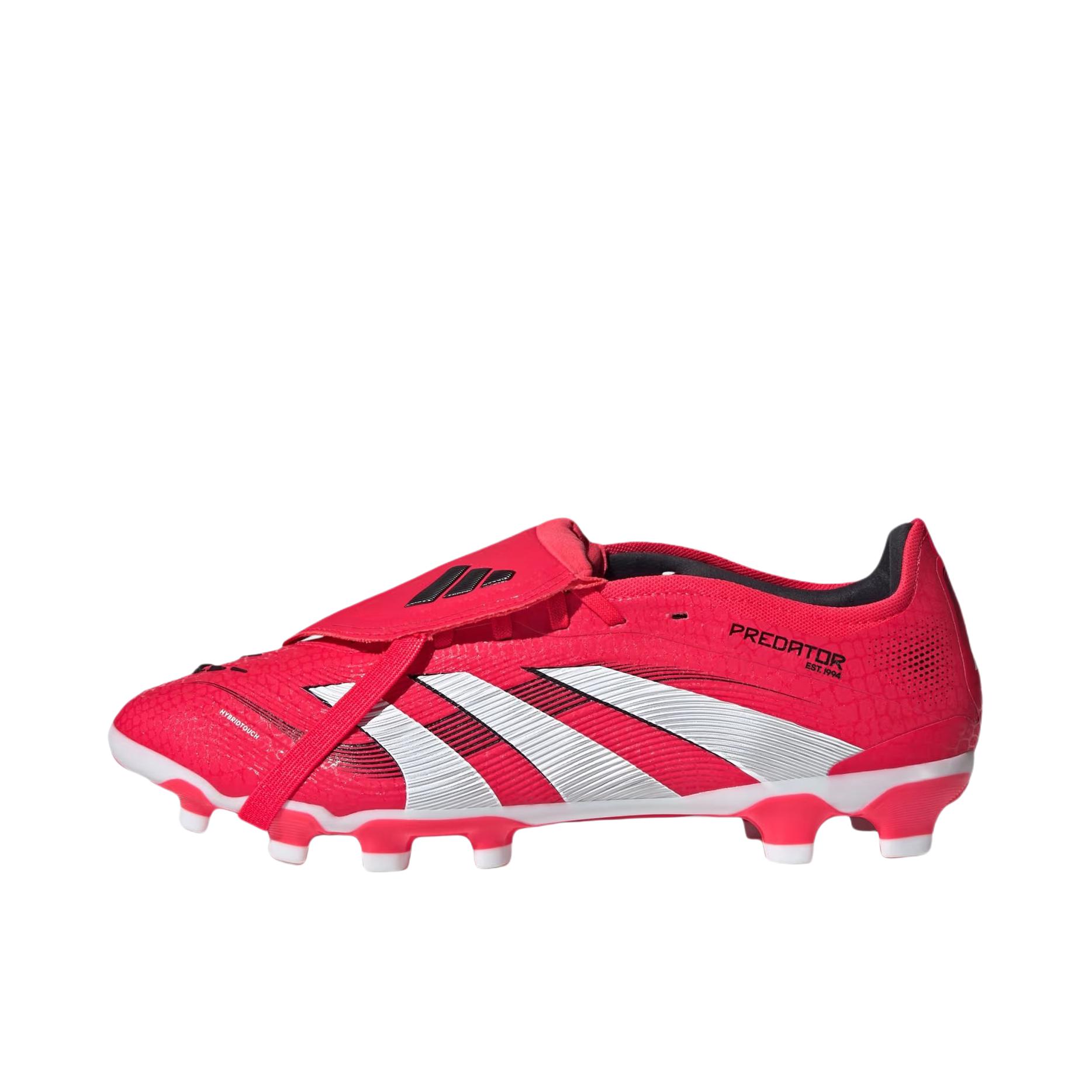 推荐商品：adidas Predator PRO FG/MG 足球鞋 次顶级胶质混钉人造草地天然草地防滑耐磨 红色