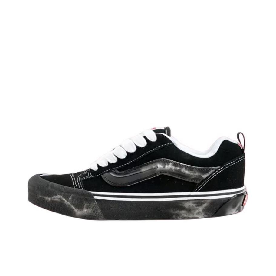 推荐商品：Vans/范斯 Knu-Skool 板鞋 面包鞋 滑板鞋 复古美式时尚防水支撑贴合圆头 COSTS联名/黑色