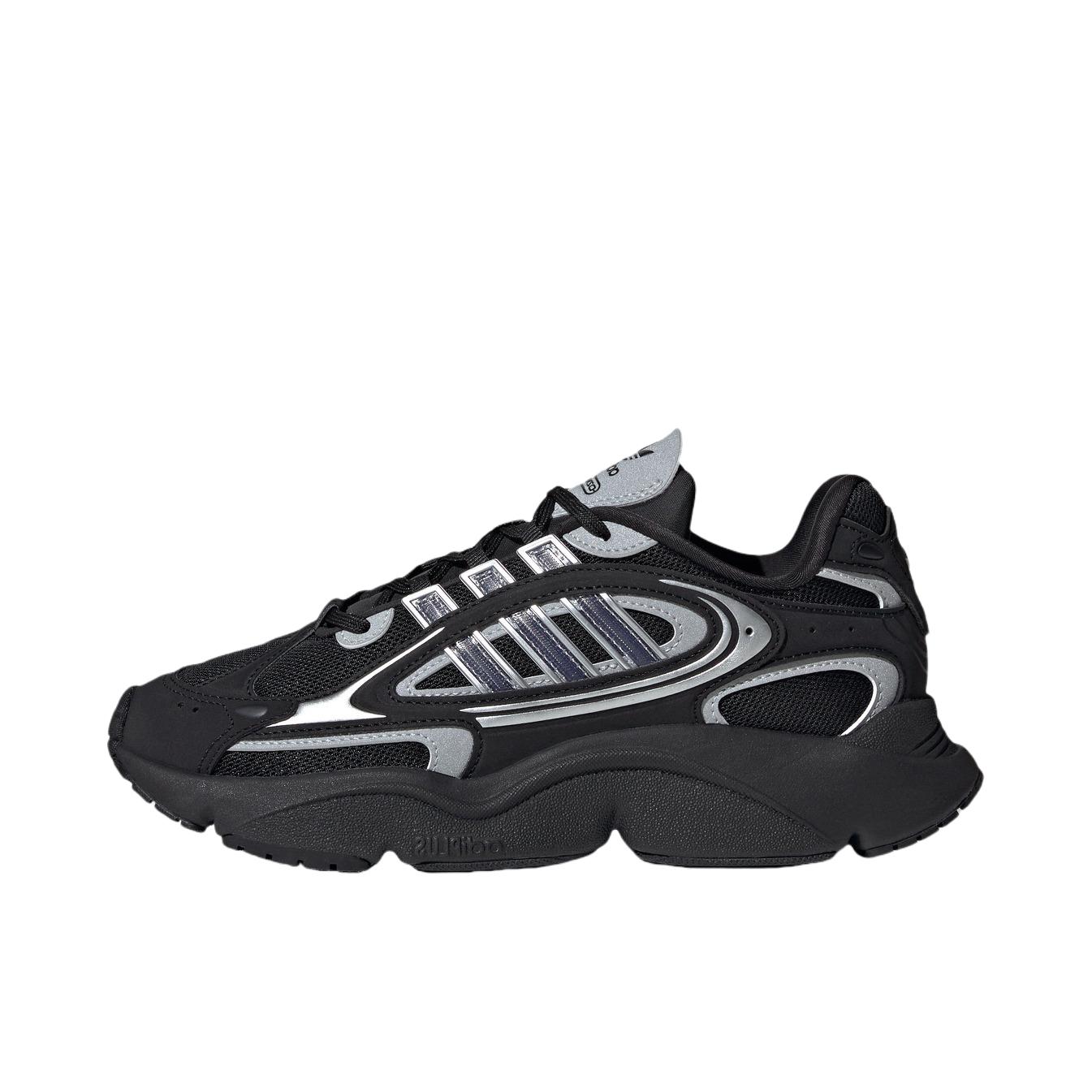 推荐商品：adidas Originals Ozmillen 舒适缓震 网面 防滑耐磨 复古 运动休闲鞋 老爹鞋 黑色/金属银/白色