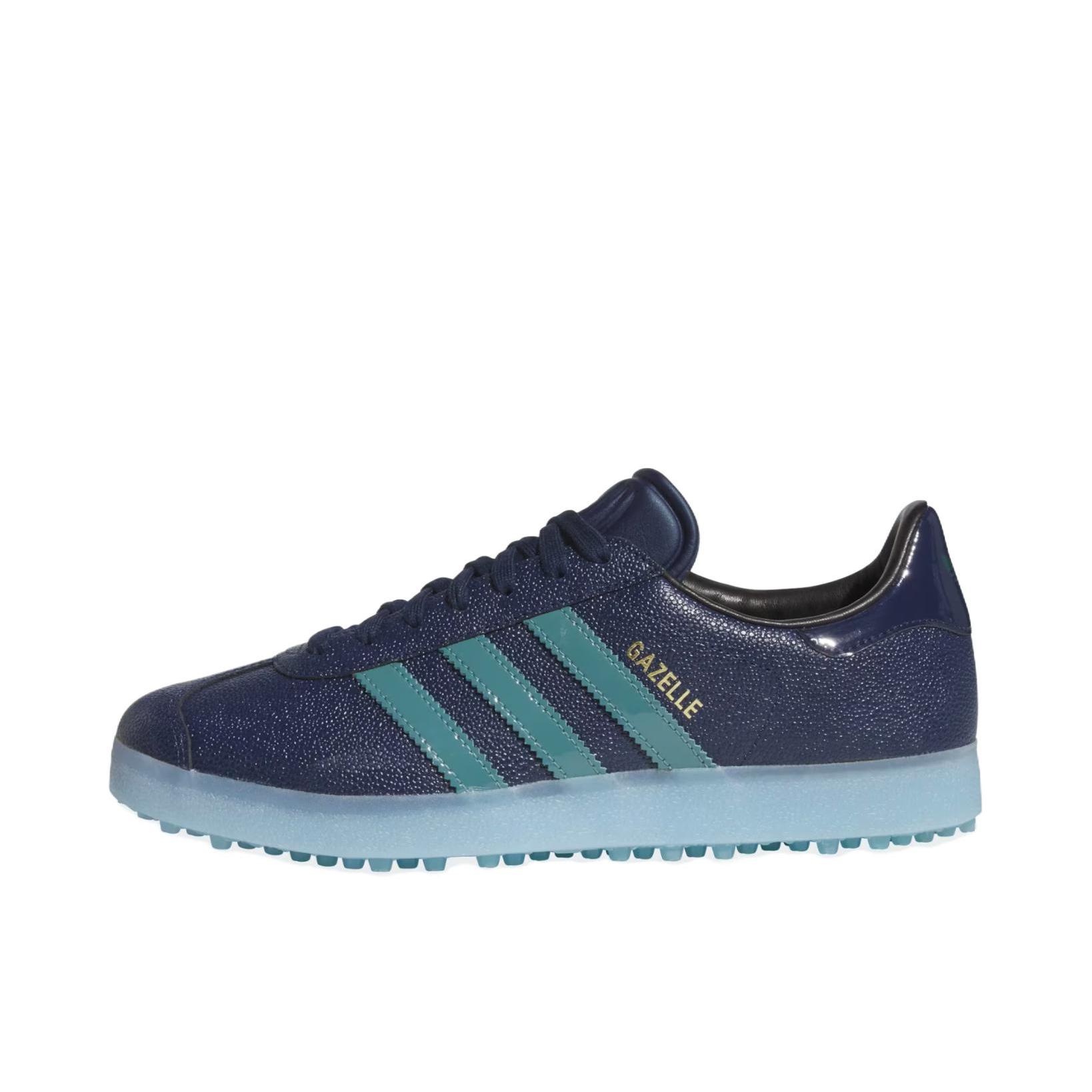 推荐商品：adidas Originals GAZELLE 高尔夫鞋 百搭耐磨低帮 蓝色 