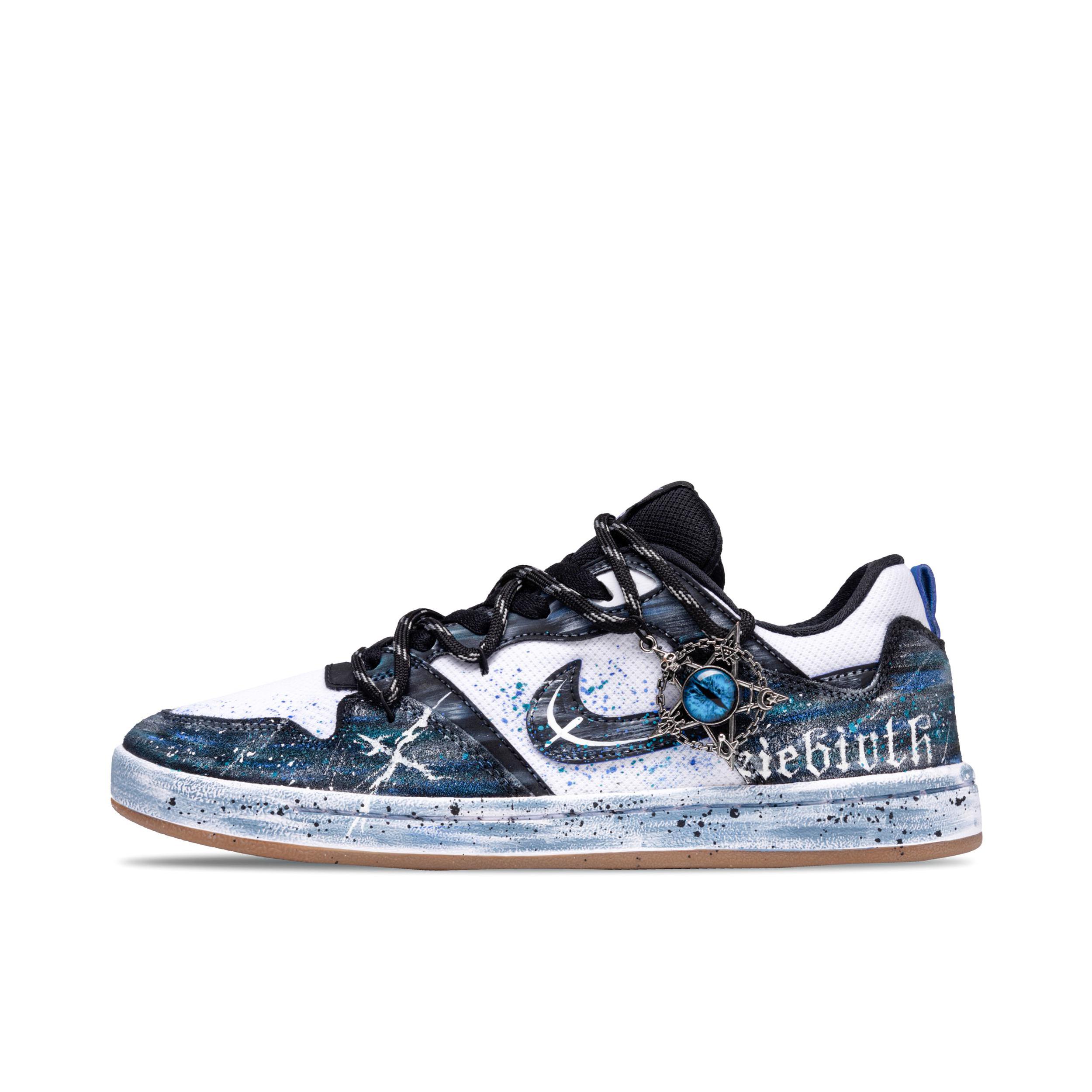 推荐商品：【定制球鞋】 Nike SB Alleyoop 板鞋 金属防滑耐磨减震轻便低帮防水复古休闲潮流简约百搭 星辰之眼