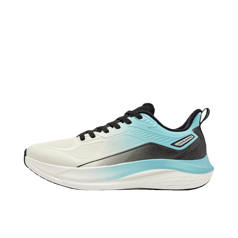 推荐商品：乔丹体育 雨燕lite 跑鞋 透气舒适减震防水慢跑软底军训回弹防滑轻便训练短跑 象牙白/苍穹蓝