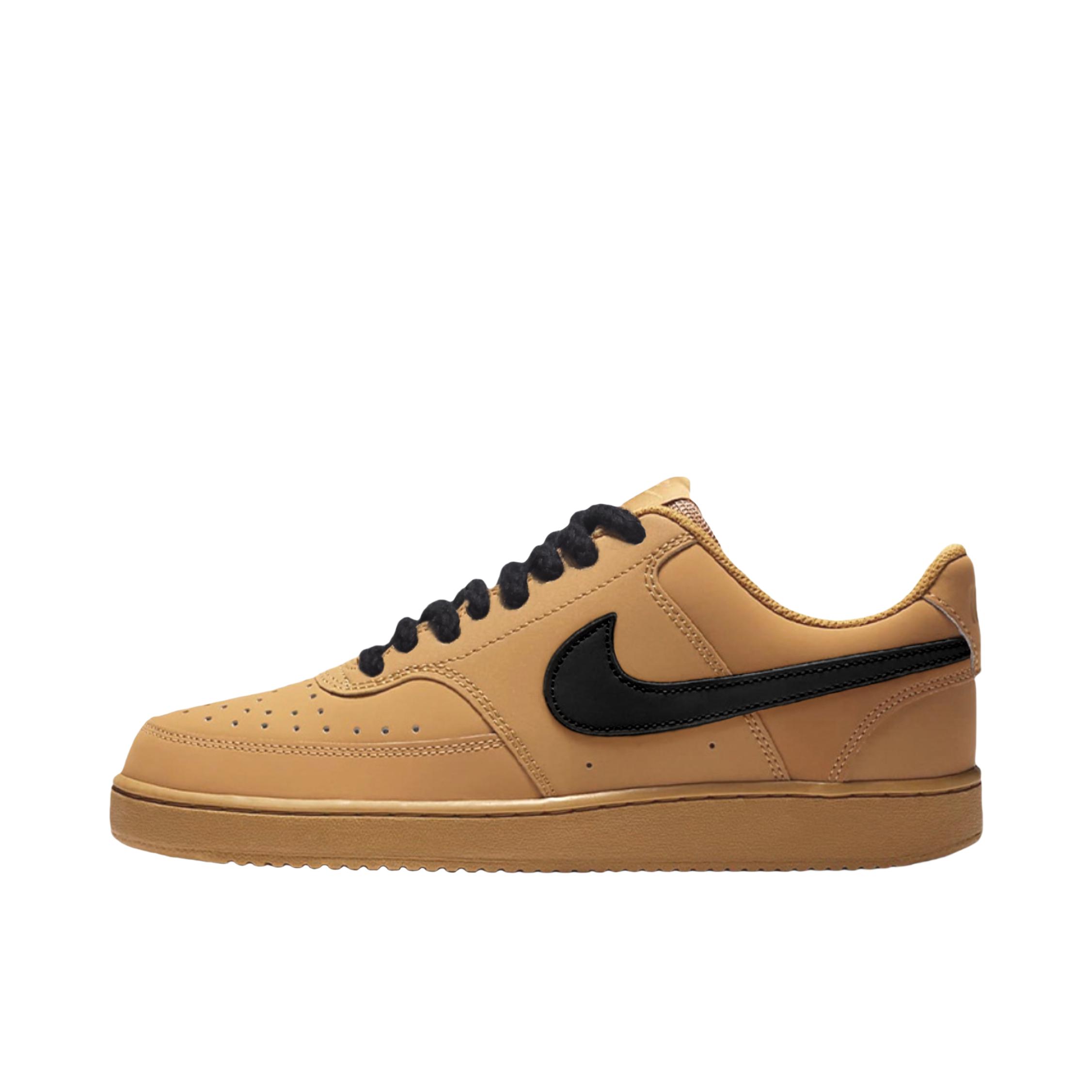 推荐商品：【定制球鞋】 Nike Court Vision 1 板鞋 防水美式简约防滑减震复古 麦影黑钩1.0