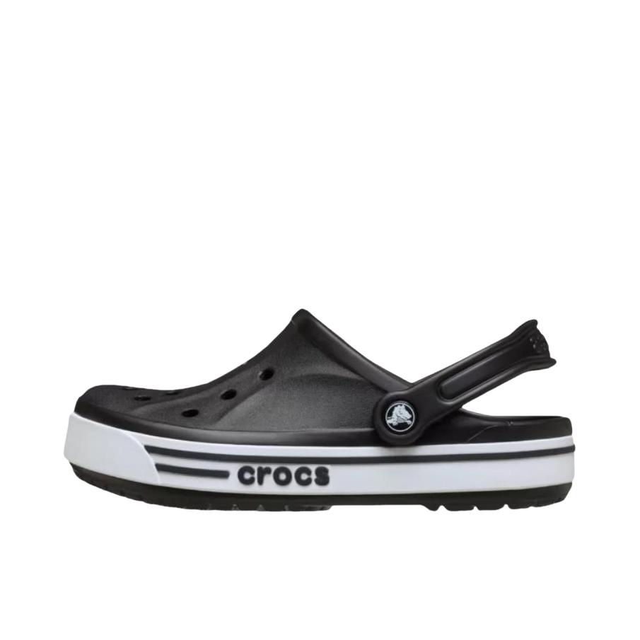 推荐商品：Crocs/卡骆驰 Bayaband Clog 贝雅卡骆班 防滑耐磨 包头沙滩 一脚蹬 户外轻便 运动 透气 拖鞋 洞洞鞋 凉鞋 黑色/帆白色