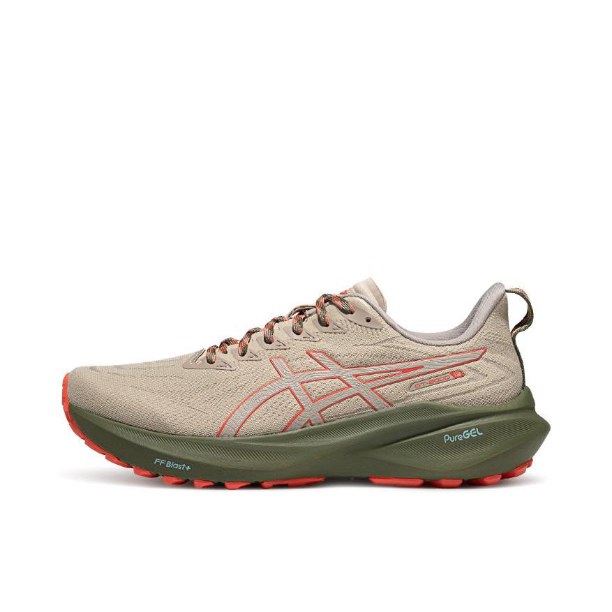 推荐商品：Asics/亚瑟士 GT-2000 13 稳定支撑 缓震回弹 防滑耐磨 系带 包裹性 长跑 跑鞋 山野版/军绿色