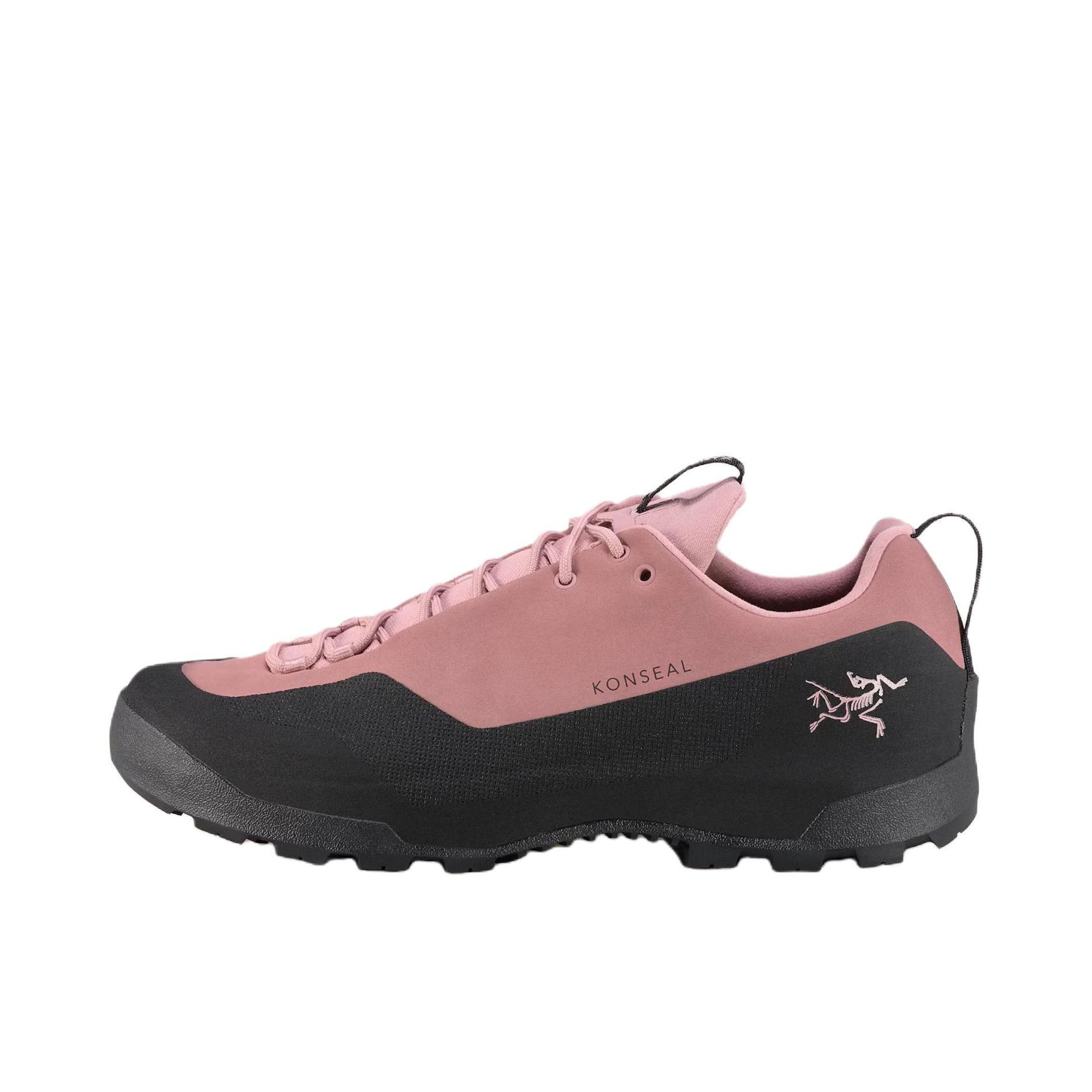 推荐商品：Arc'teryx/始祖鸟 Konseal 户外鞋 登山鞋 百搭耐磨透气支撑 女款/粉色