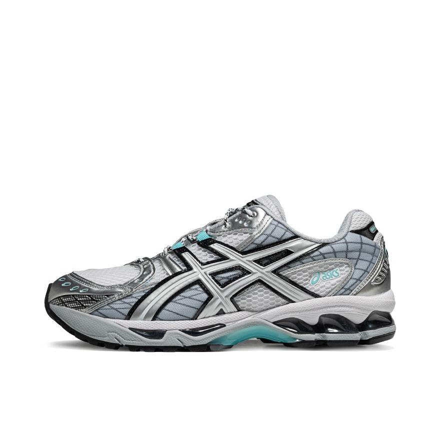 推荐商品：Asics/亚瑟士 GEL-Nimbus 10.1 跑鞋 1复古拼接防滑低帮休闲支撑贴合短跑 白色/灰色