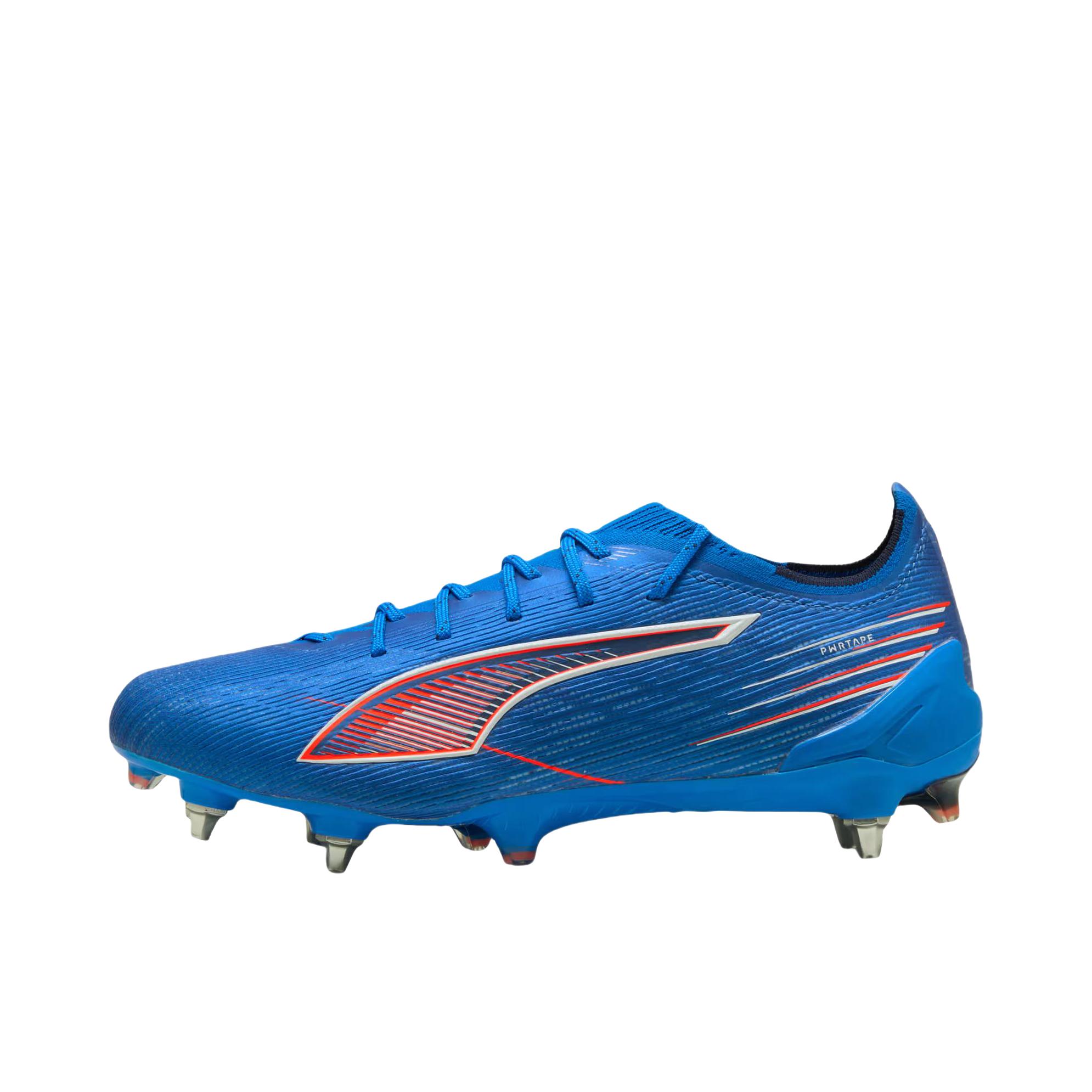 推荐商品：Puma/彪马 ULTRA 6 ULTIMATE MxSG 足球鞋 百搭圆头系带平跟 深蓝色/红色