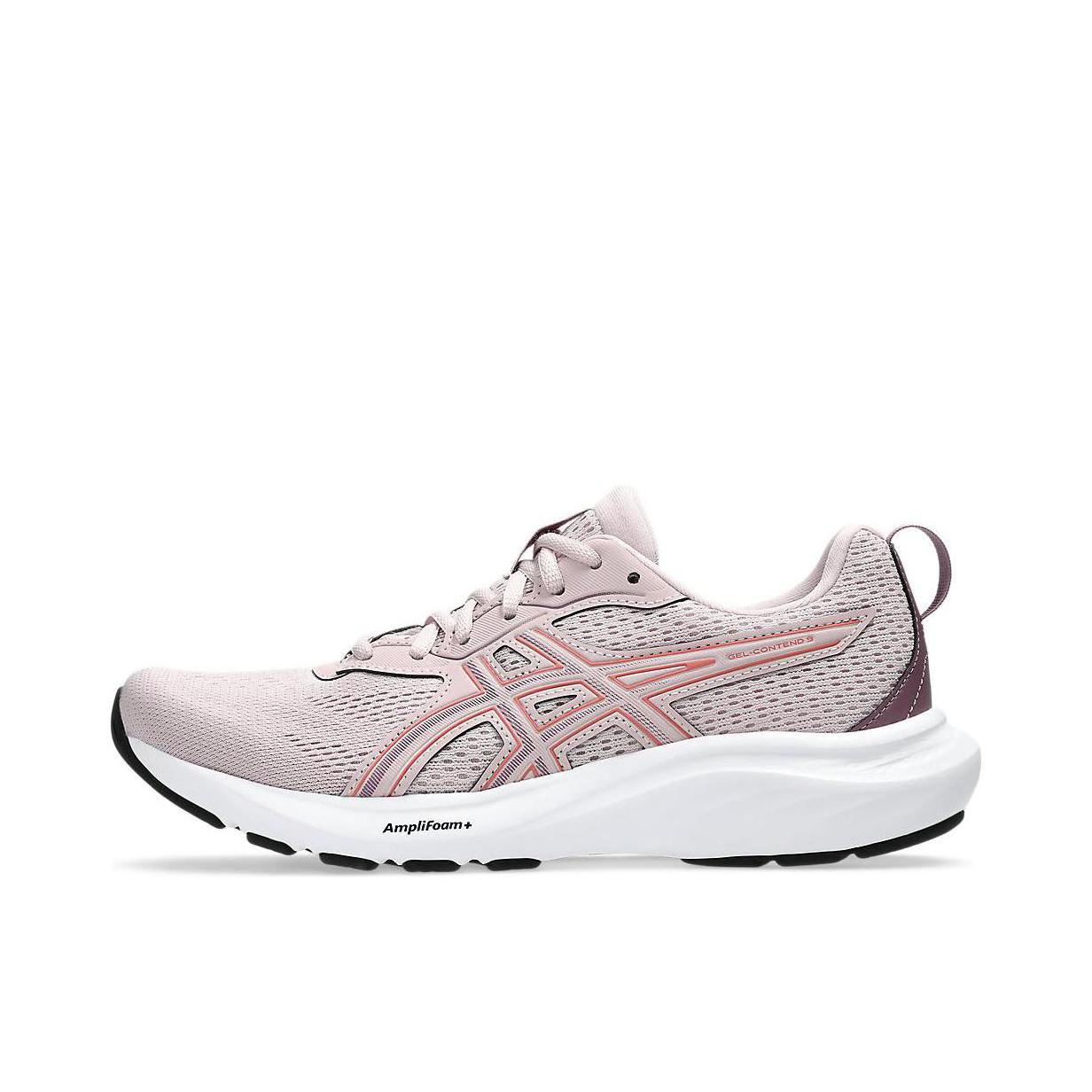 推荐商品：Asics/亚瑟士 Gel-Contend 9 跑鞋 网面透气舒适缓震轻便缓冲轻量回弹支撑系带百搭圆头贴合 流域玫瑰/沙漠红