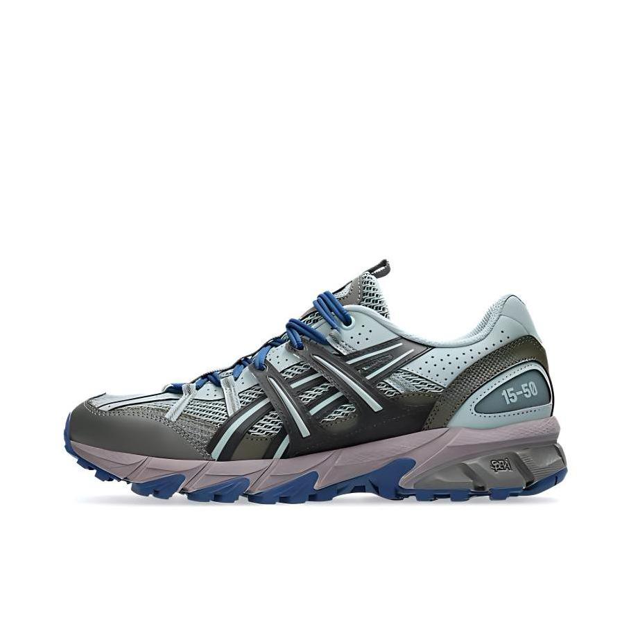 推荐商品：Asics/亚瑟士 Gel-Sonoma 15-50 跑鞋 舒适缓震轻便透气合成革经典复古时尚百搭织物回弹 蓝色/绿色