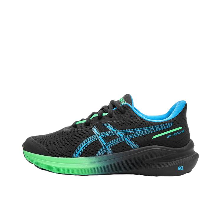 推荐商品：Asics/亚瑟士 GT-1000 13 防滑 缓震 网眼 橡胶 运动鞋儿童 大童/黑色/蓝色/绿色 