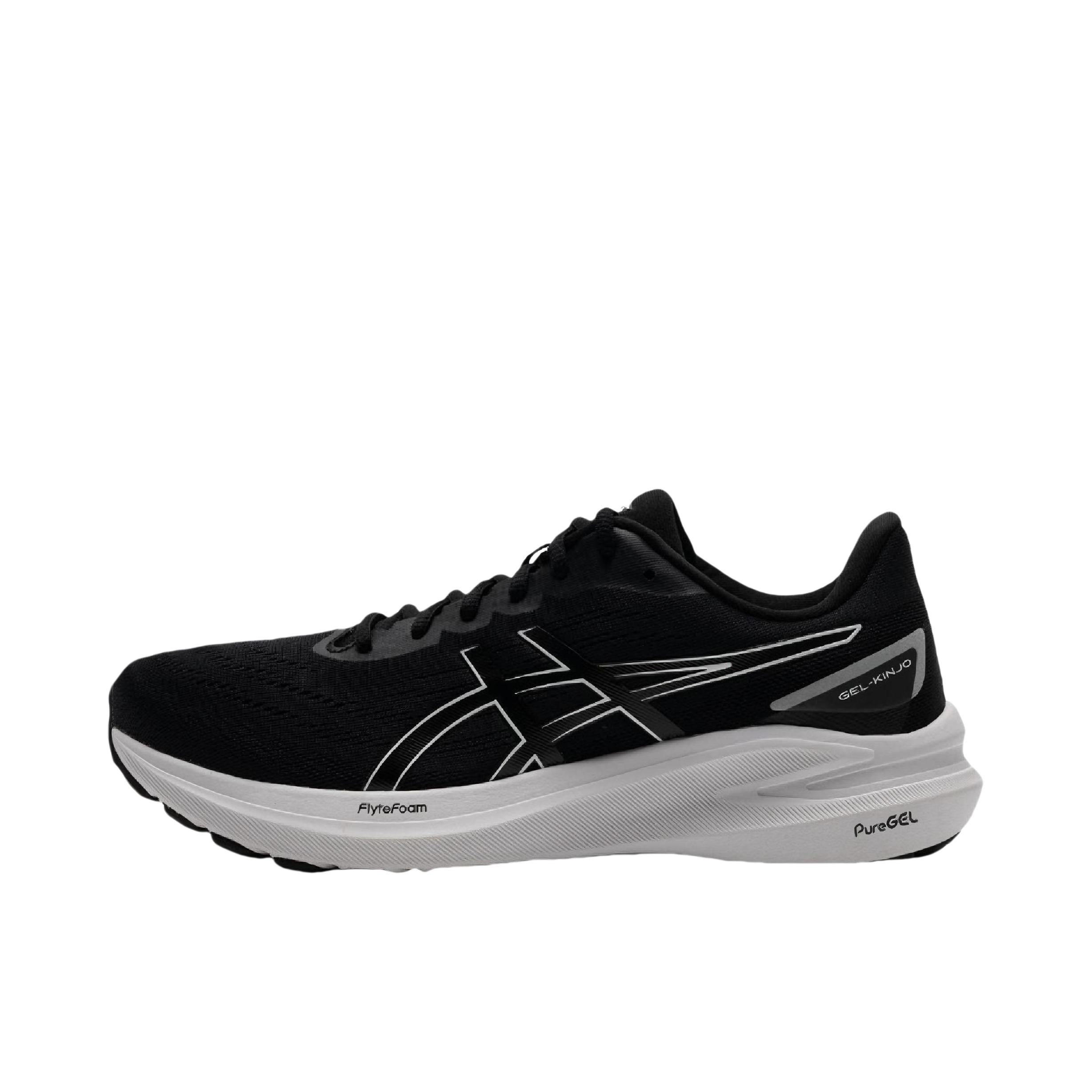 推荐商品：Asics/亚瑟士 GEL-KINJO 2 跑鞋 运动休闲健步耐磨 黑色/白色