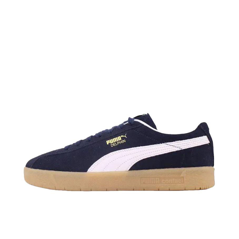 推荐商品：Puma/彪马 Delphin OG 运动休闲鞋 复古百搭防滑耐磨减震轻便薄底 深蓝色/白色
