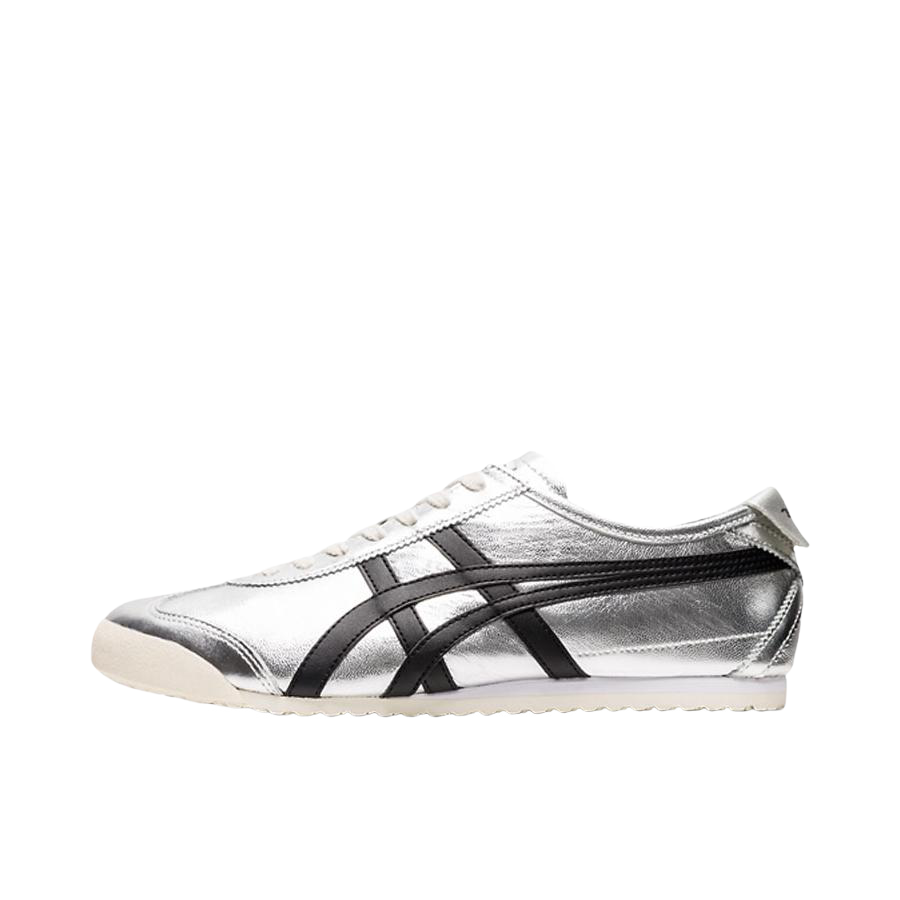 推荐商品：Onitsuka Tiger Mexico 66 德训鞋 运动休闲鞋 复古轻便透气舒适百搭防滑 银色/黑色/米色