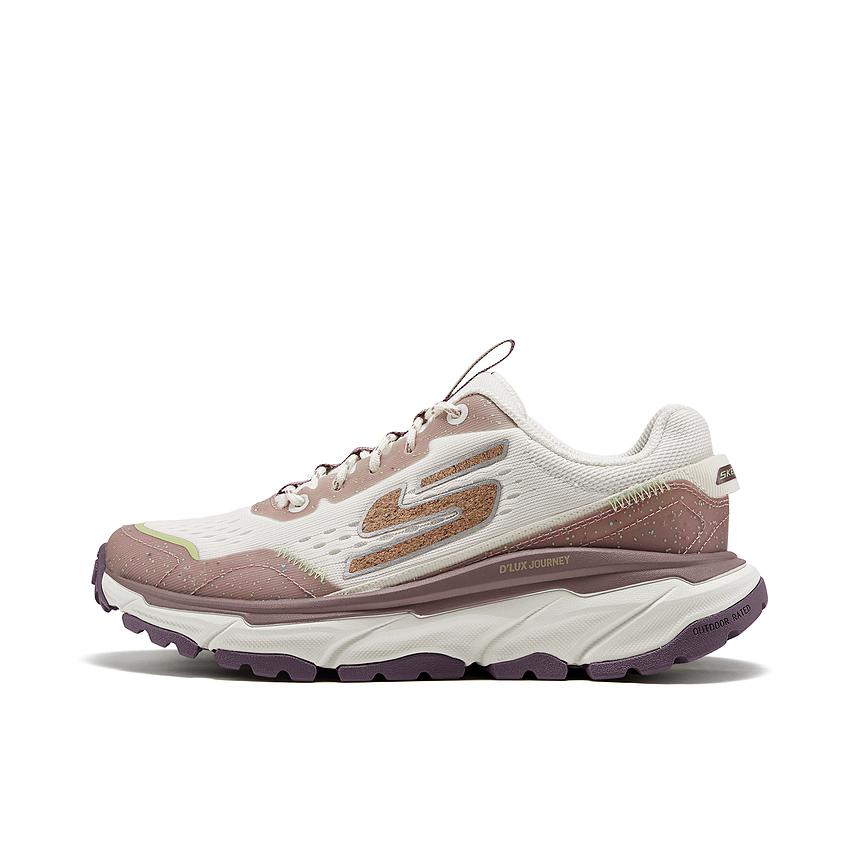 推荐商品：Skechers/斯凯奇 运动休闲鞋 老爹鞋 户外鞋 厚底舒适防滑耐磨 180218 女款/豆沙色/多彩色