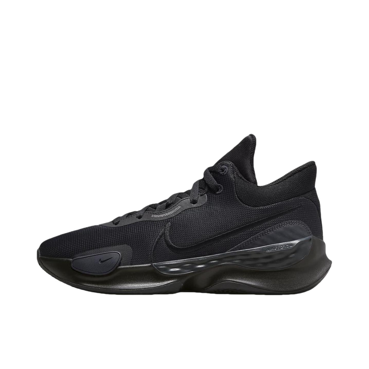 推荐商品：Nike Renew Elevate 3 篮球鞋 抗扭减震透气舒适轻便防滑耐磨抓地实战织物 黑色